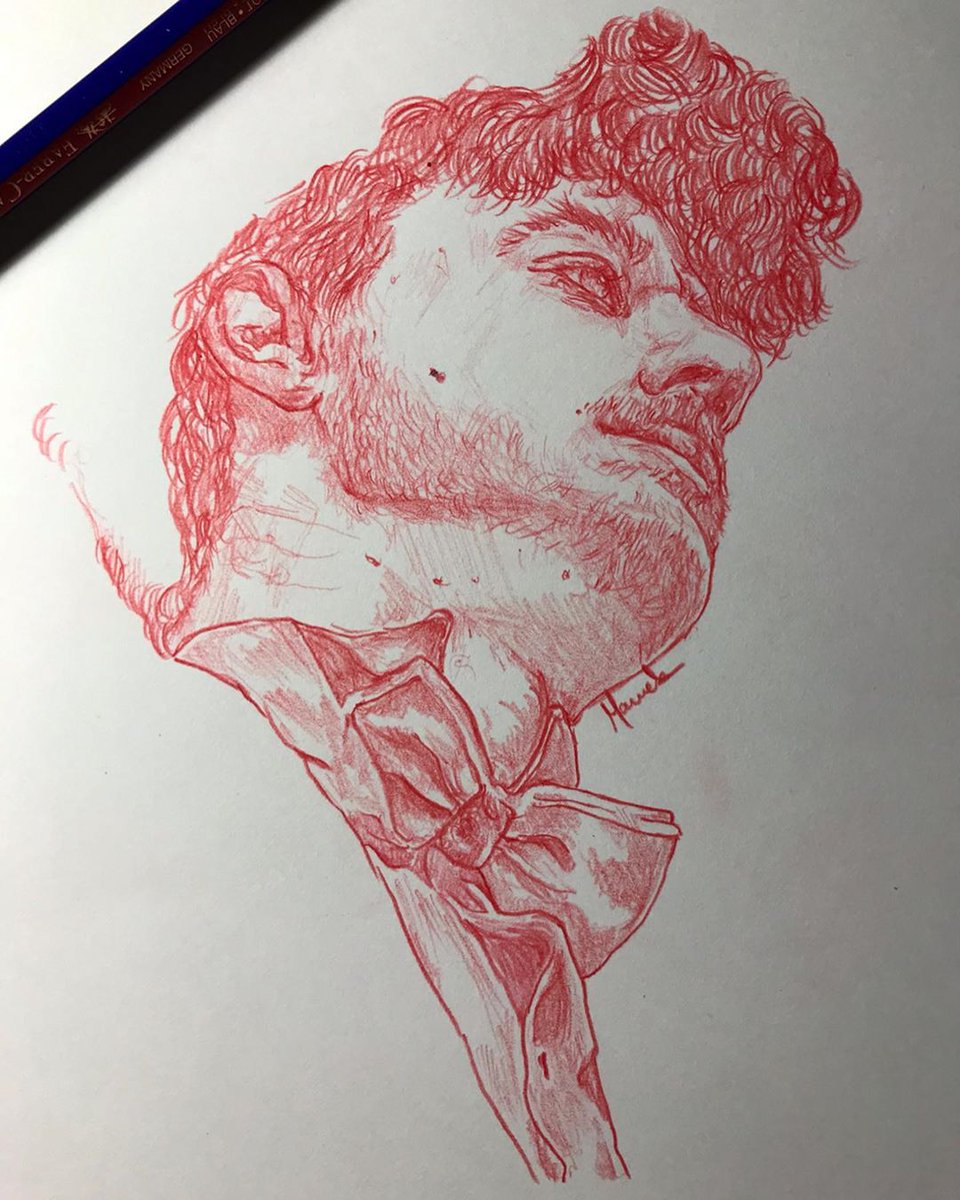 TheHives's tweet photo. On this Friday, we present our own Nicholaus Arson with help from the talented Manuela (franzferdinart) 🎨

#fanart #fanartfriday #hivesfansrule #thehives #sketch #drawing #artistsrock https://t.co/xvGSRkZhS9