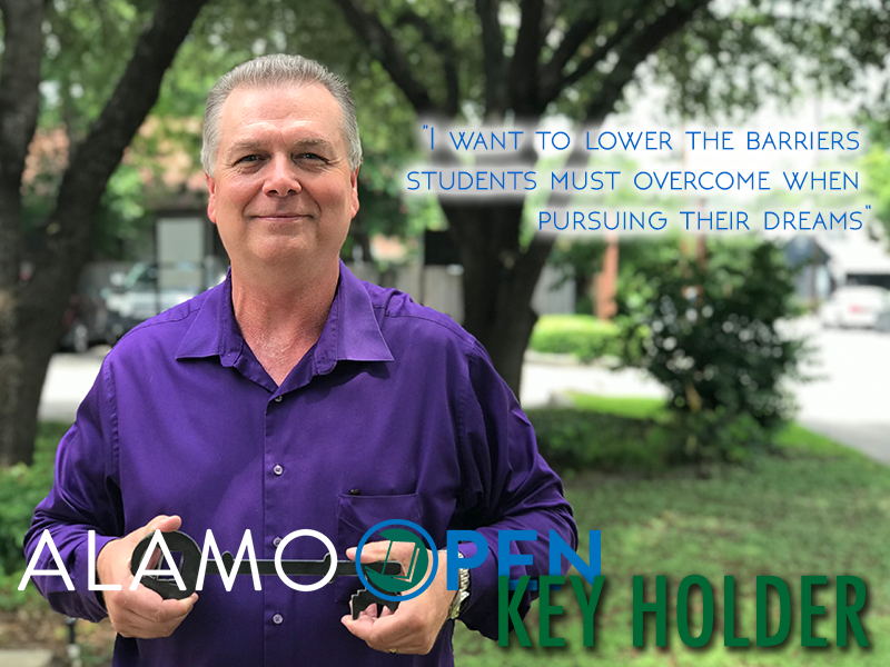 AlamoOpen's tweet photo. #AlamoOPEN recognizes Brad Chandler as a #KeyHolder.  His work to move several materials to AlamoOPEN #ZeroTextbookCost materials has saved over $280,000 in instructional material costs for over 3,300 🧫BIOL🧬 students 👨‍🔬👩‍🔬at @PACPR @AlamoColleges1
#unlock #studentsfirst https://t.co/m6gOPBr6qY