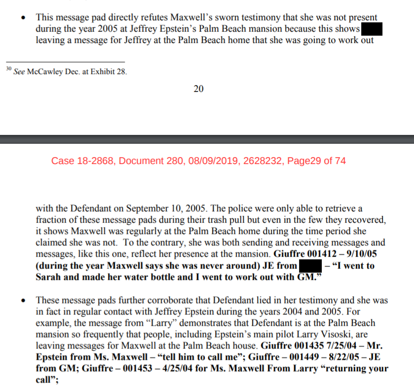 During now deceased, Detective Recarey's investigation, he found many message pads of various calls from girls, associates, and appointments for "work" which was code for sexual massages. Why isn't Jean Luc-Brunel in jail????