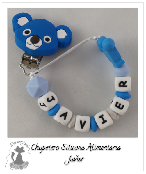 DuendeGumi's tweet photo. No te pierdas este chupetero  mordedor de silicona alimentaria para Javier 🐨
#regalobebé
https://t.co/9FvH3ffHVD https://t.co/UErTuEjF1J