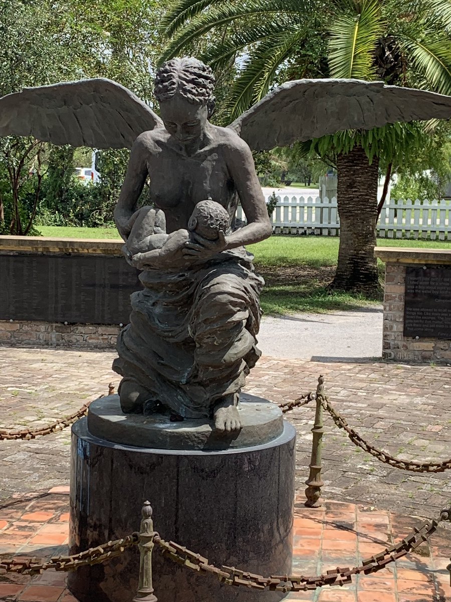 gcsmd's tweet photo. Incredibly powerful memorials to children who died in slavery-“our angels” and uprising/slaughter of enslaved Africans & subsequent psychological/emotional abuse to perpetuate economic institution of slavery- thank you #CCPHIntensive2019 for offering this to @CSPfellows https://t.co/96neNYGWdQ