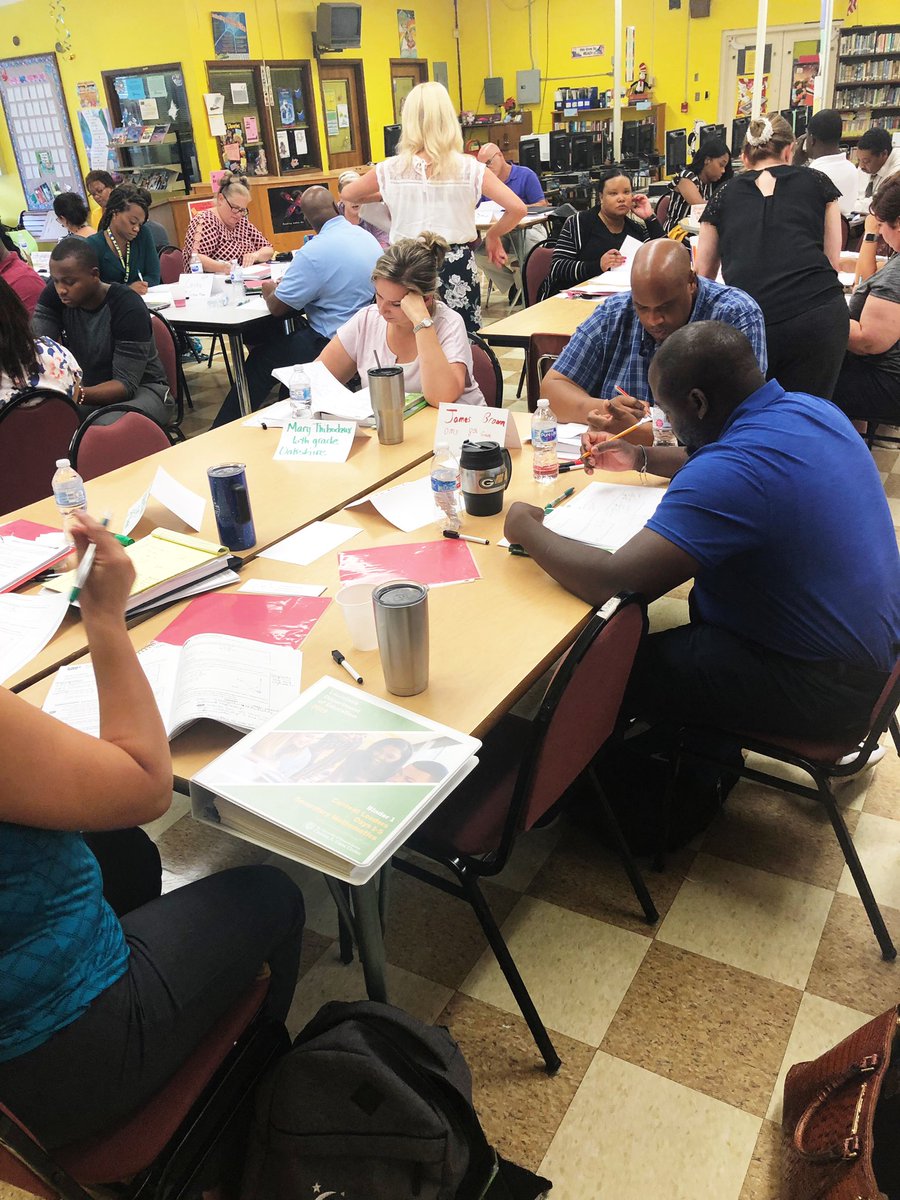 tpsdmath's tweet photo. Some of our math teachers in grades 6-8 spent the day studying the math in their Eureka lessons and shared out with a gallery walk. The great minds facilitators were certainly great today!  #readytoannotate ✏️📗 https://t.co/xP48lyur4Q