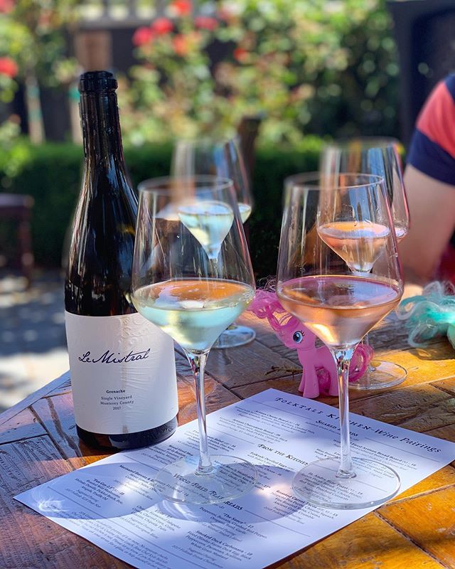 jenhatzung's tweet photo. Weekends in VA might have been for breweries but weekends in CA are for wineries. 🍷

Made a reservation for tomorrow @folktalewinery and might order the exact same thing we did last weekend! 
And yes, my little ponies are a must at wineries when you bring your almost 4 year … https://t.co/gzHWdd91MX