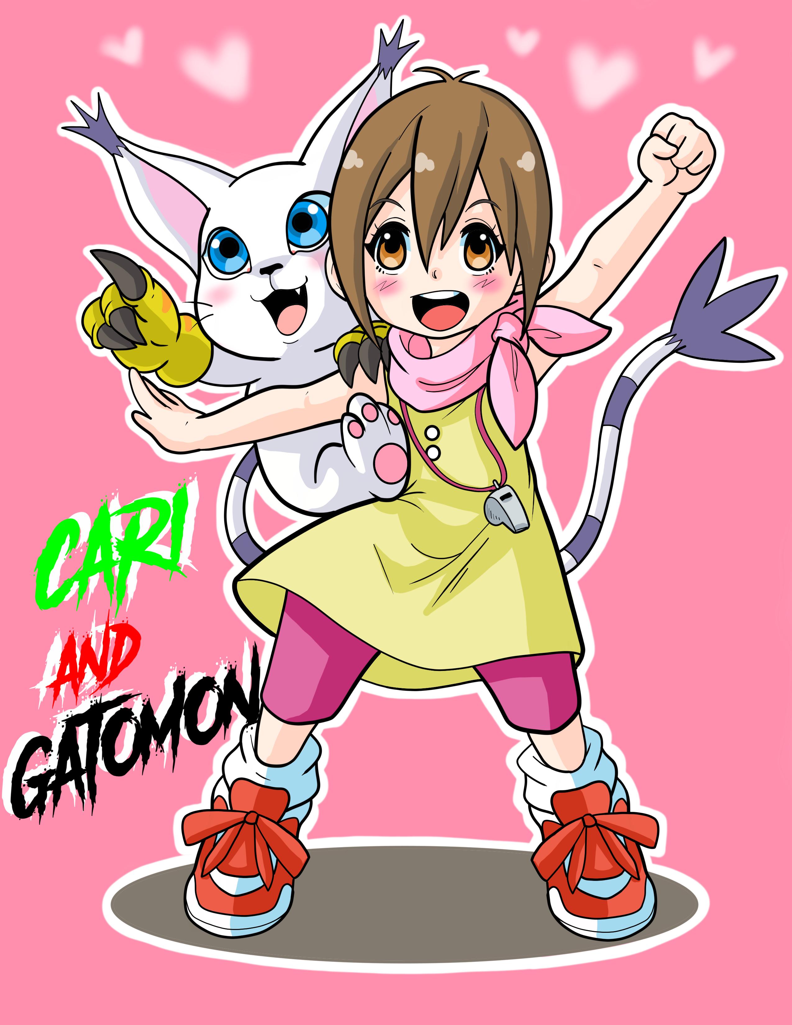 Random Art Dude on X: "Sub Drawing of Kari and Gatomon (digimon) #anime  #digimon #Drawing #art #fanart https://t.co/DpimQGKRdW" / X