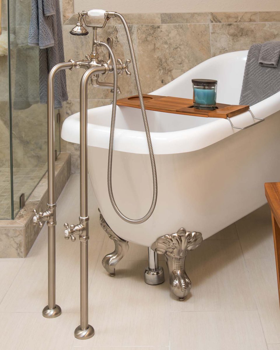 This previous bathroom reno features a glass surrounding shower, and acrylic slipper claw foot tub with a chrome freestanding faucet. 🛁

#RemodelWorks #SanDiegoRealEstate #LoveWhereYouLive #InteriorDesign #HomeImprovement #BathroomInspo #DreamBathroom #DreamBathtub #DesignBuild
