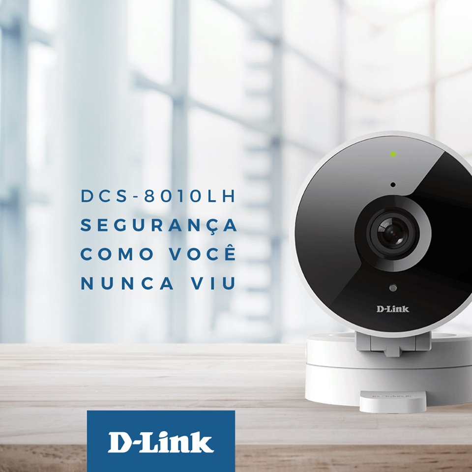 dlinkbrasil's tweet photo. A #câmera #WiFi HD DCS-8010LH da #DLINK monitora o ambiente com uma lente de 120°, possui sensores de som e movimento que emitem alertas e visão noturna que enxerga até em total escuridão. Para completar, faz #gravaçõesemnuvem, que você assiste pelo #smartphone de onde estiver 😉 https://t.co/qnlCv4wryO