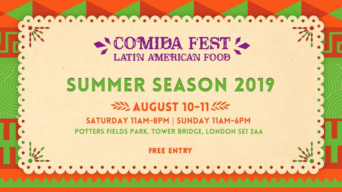 The_HungryLLama's tweet photo. Find us at Comida Fest tower Bridge! Tomorrow and Sunday. Free entry! https://t.co/DyiK9bt1Xb