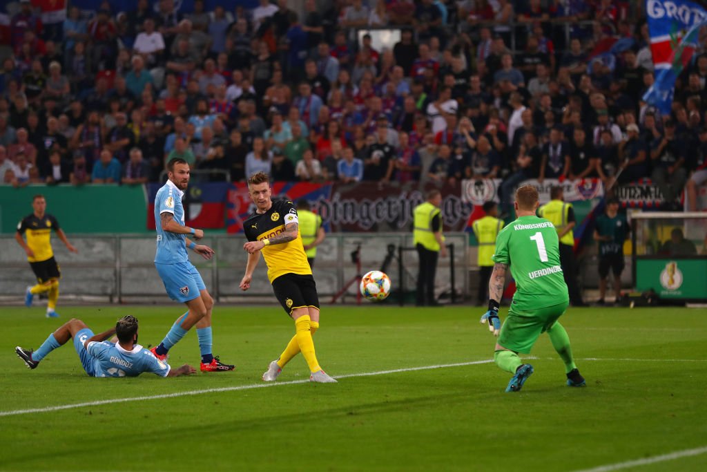 OptaFranz's tweet photo. 12 - @woodyinho (@BlackYellow) has been directly involved in 12 goals (8 goals, 4 assists) in his last 10 DFB-Pokal matches. Expert. #KFCBVB #DFBPokal https://t.co/mfwSxoq7NC