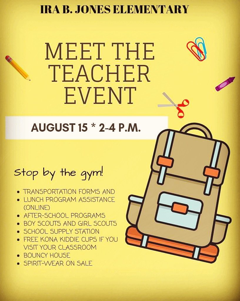 MsHowards5th's tweet photo. #JonesFabulousFourth is getting ready for meet the teacher. #NoPlaceLikeJones #TheACSway https://t.co/jecOkwfEQk