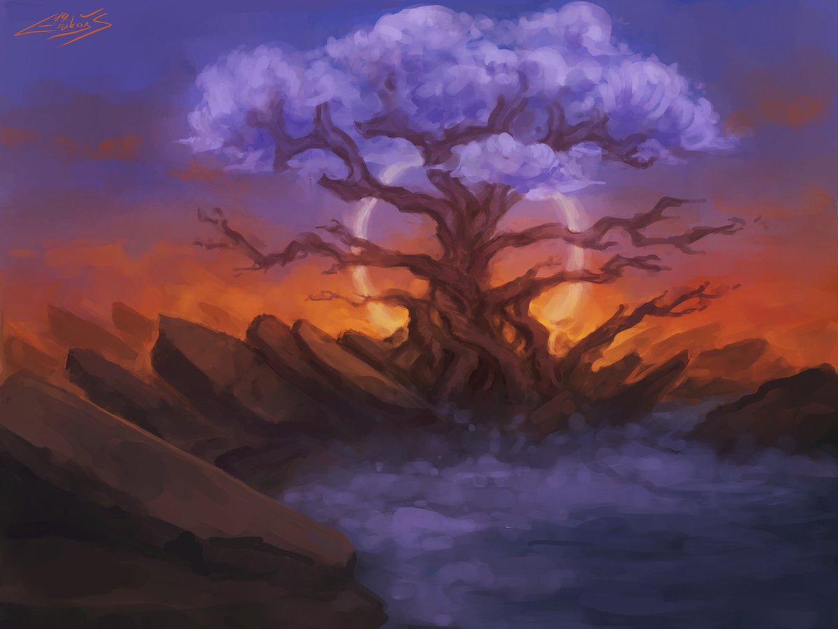 A tree🤔 #2dart #environment #art #digitalart