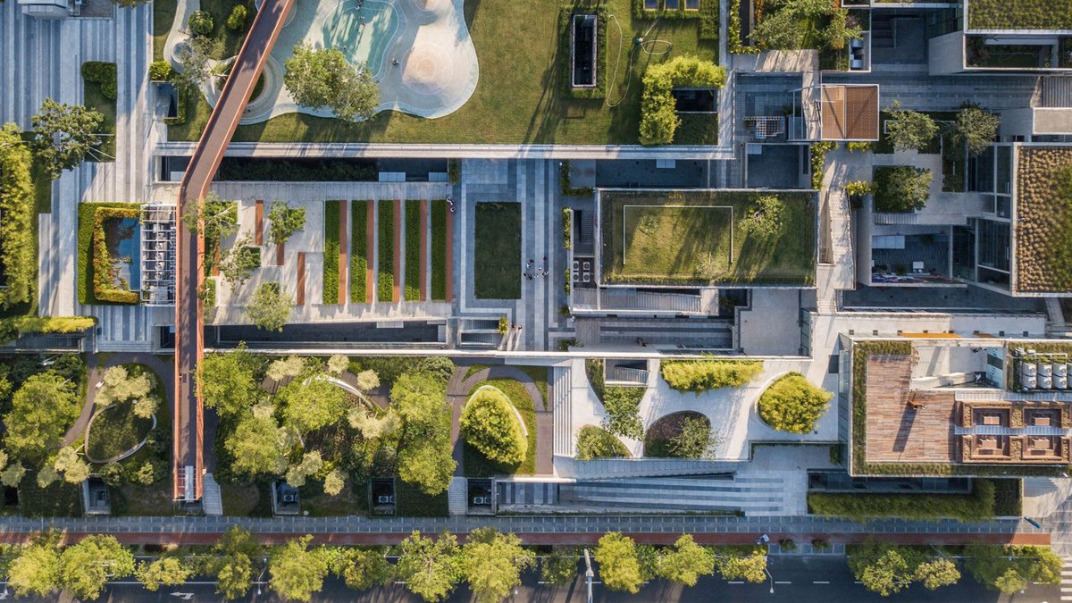 Vanke Design Community is cluster of workspaces topped by parks feedproxy.google.com/~r/dezeen/~3/y…