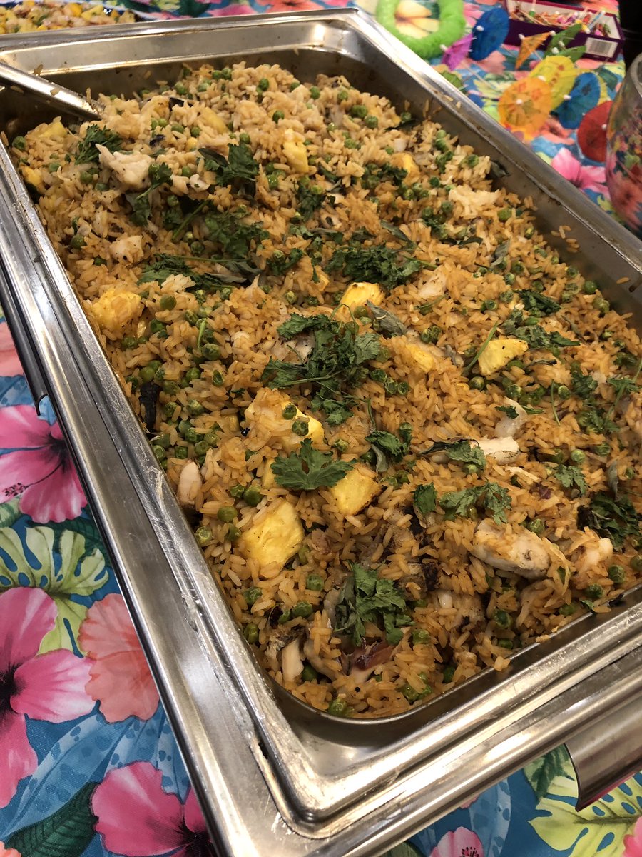 W_Harrodsburg's tweet photo. We just finished another delicious happy hour by Chef Angie! This week we enjoyed the cuisine of the Samoan Islands. #happyhour #tropics https://t.co/uxWW9rRvgZ