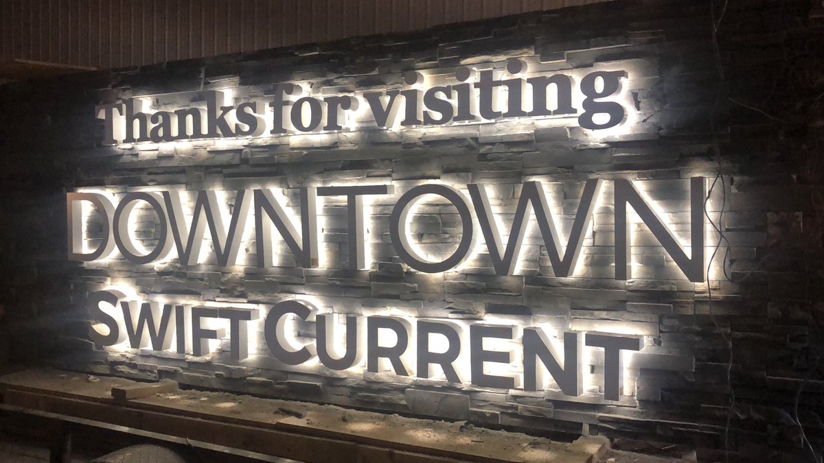 AllBriteSigns's tweet photo. Swift Current we hope you like your new DownTown sign...record turn around time for our team to have this one up &amp; running for the Western Canada Summer Games, that starts today! #allbritesigns #saskproud #westerncanadasummergames https://t.co/19XNcFbh3S
