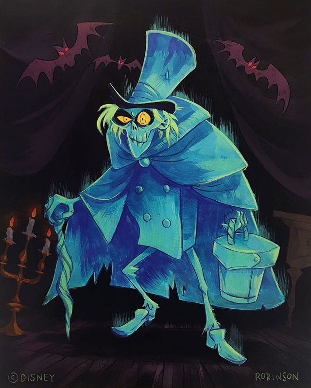 Disney Deluxe Artist Print - Bill Robinson - Hatbox Ghost Montage