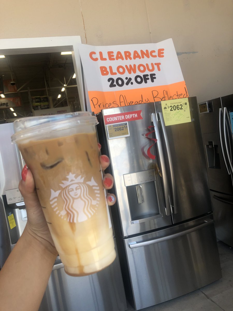 ApplianceAri's tweet photo. @Wanda09692985 bought us all @Starbucks to start the morning of our big clearance sale!!! https://t.co/bAtUCkR7TL