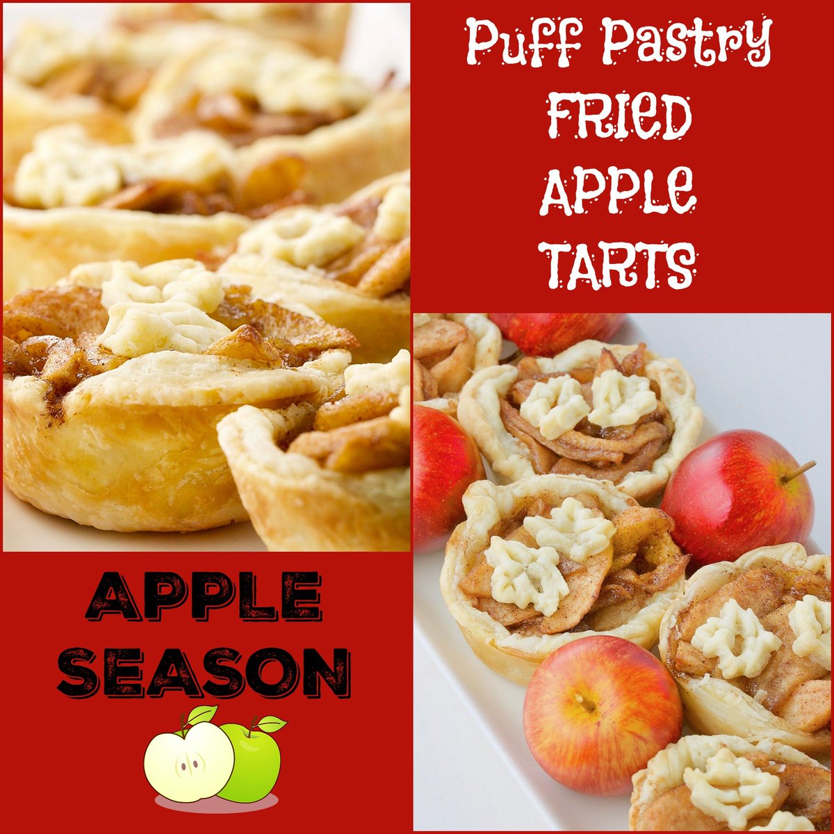 These FRIED APPLE TARTS are super delicious #ontarioapples
homemadeandyummy.com/puff-pastry-fr…