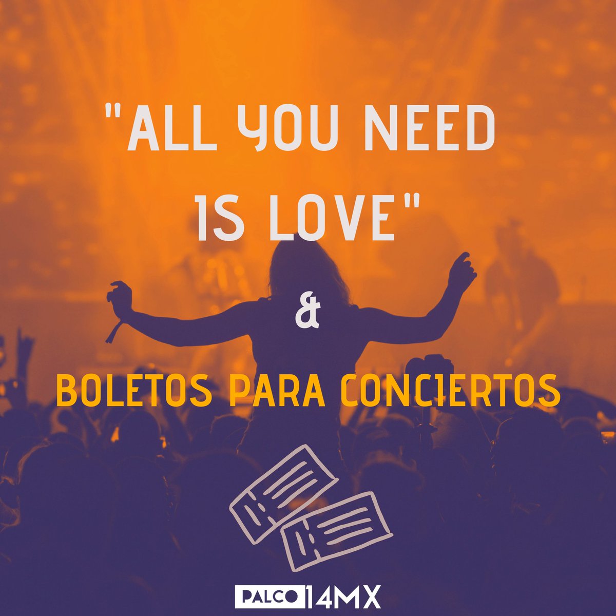 Palco14MX's tweet photo. All you need is love &amp; boletos para conciertos 👐🏻🎫

#Palco14MX 🔥 https://t.co/TXSsTaoGzQ