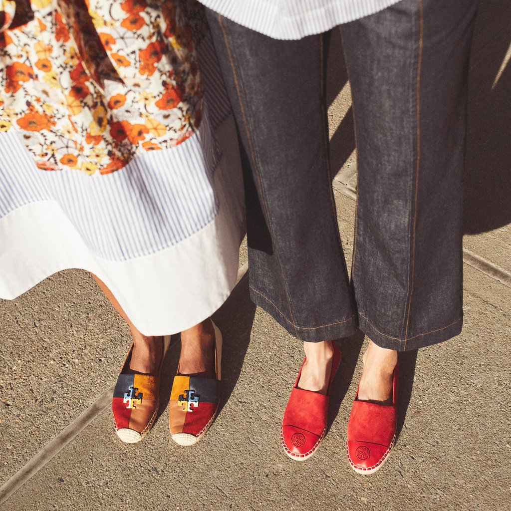 color block espadrille tory burch