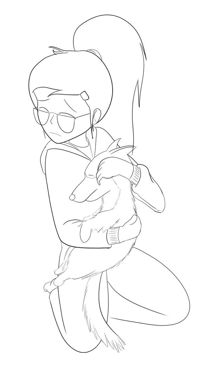 Kazecloud's tweet photo. Saw yesterday's episode and I had to do a quick sketch of a good boy.

Fuck this reminds me of losing my cat so many years ago

#infinity_train #infinitytrain #atticus #tulip #drawing https://t.co/hipeEClhQv