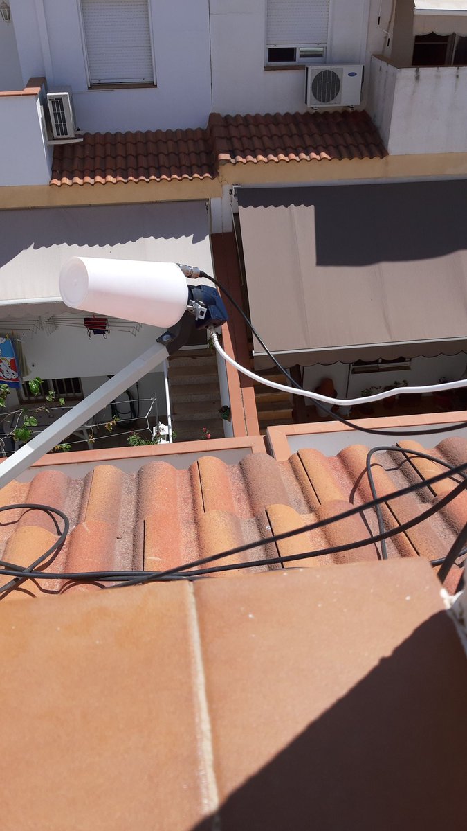 Today start TX in QO 100. 2 new dxcc in SAT ZS1II and FR4OO. Tks EB1AO José fer qso. #amsatea #QO100