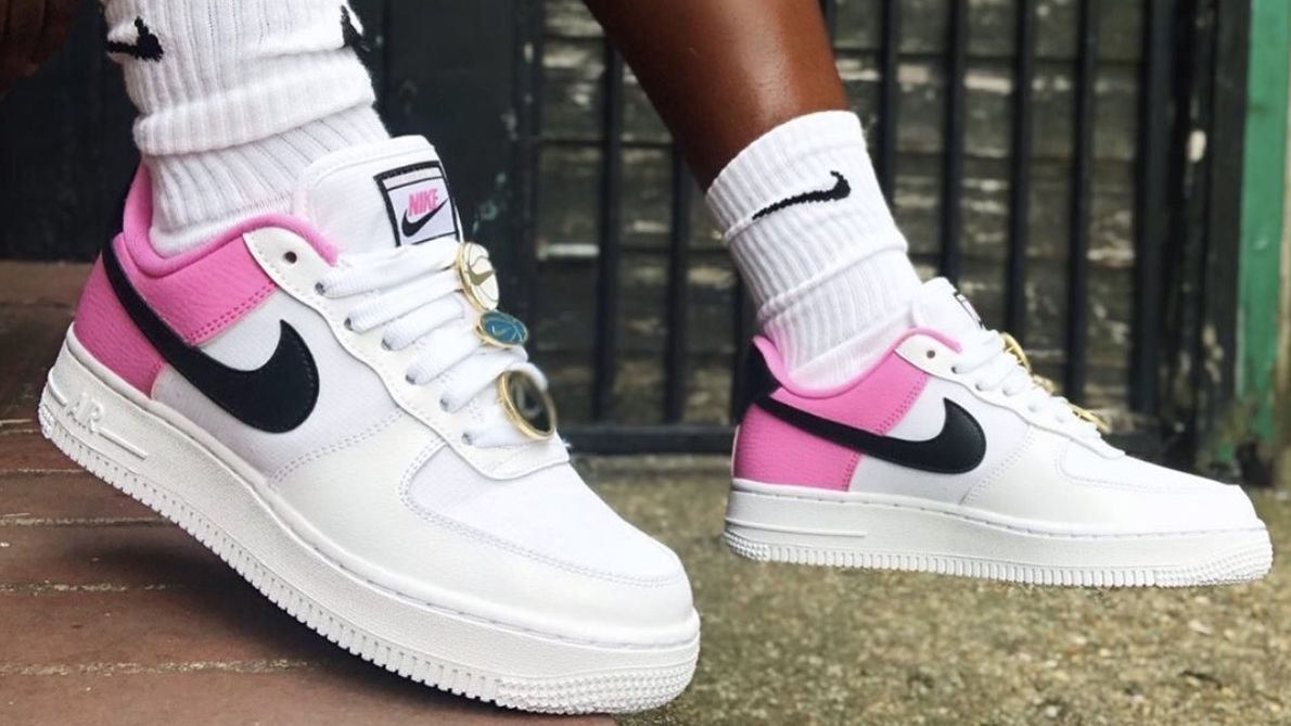 colourful air force 1s