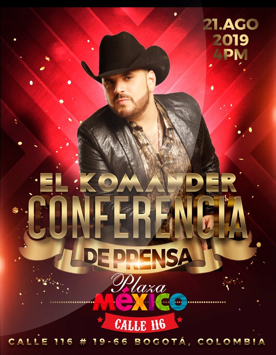 REVISTAEVENTOS2's tweet photo. @El_Komander1​ cantautor sinaloense lleva con orgullo la música regional mexicana que ha sido su gran pasión desde siempre, con temas como “Soy de Rancho”, “Malditas Ganas”, “El papel cambió”, “Me interesa”.
Estará visitando por estos dias nuestro pais, con su gira de promoción. https://t.co/rEi4XfsZqy