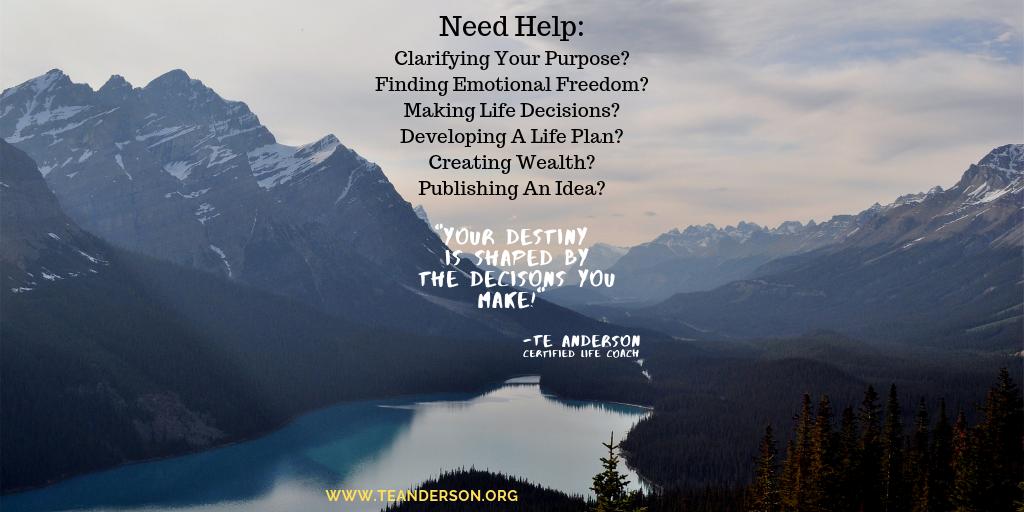TEAndersonlife's tweet photo. If you or someone know answers yes to any of the following questions, contact #lifecoach #teanderson. Help is just a response away. #decisionmaking #destiny #future #journey https://t.co/MR46rY13Rh