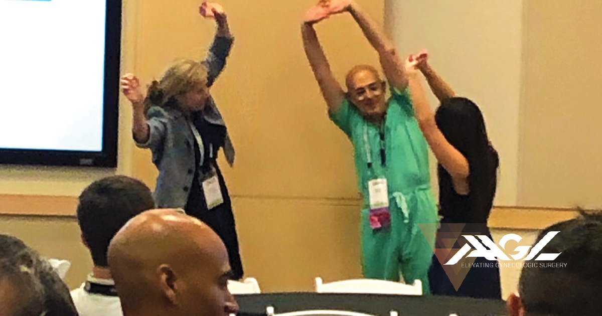 AAGL's tweet photo. Day One of AAGL's 2019 packed Fellows Surgical Boot Camp is off to a great start! Stay cool everyone! @fmigs1 @aaglmigs @jmig #fmigsbootcamp #aagl @SurgeryU https://t.co/kiAJRIty6Y