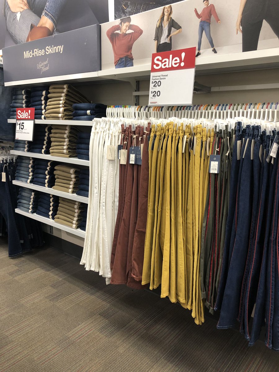 DenzerMelissa's tweet photo. UT denim on promo and tax free? Yes please!! T2187 is ready! 👖👍🏻
#TargetBTS2019 #UniversalThreads #foldingstandards #D327 https://t.co/mCyw698ZCq