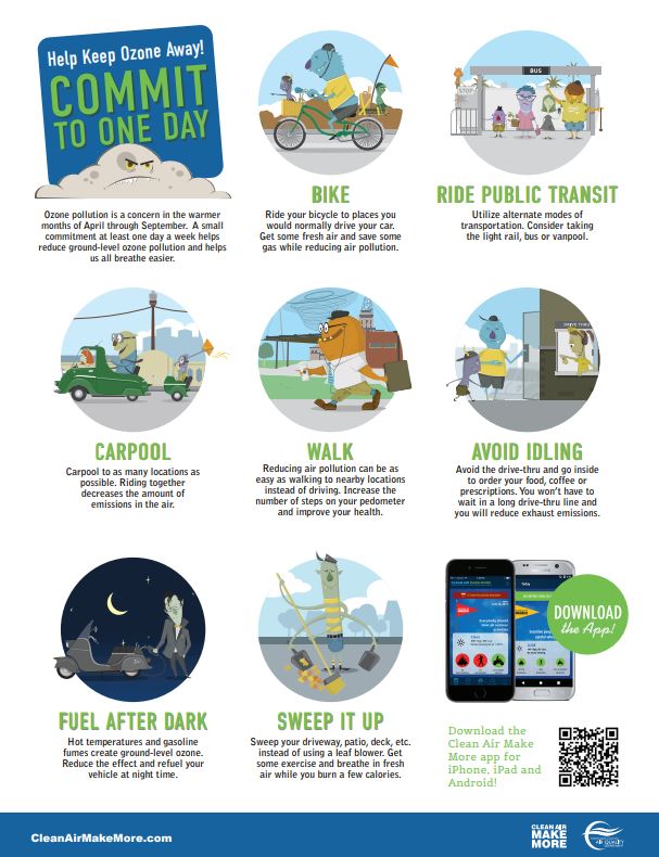 MaricopaAir's tweet photo. #Relax this  weekend! If you can, walk or bike instead of driving. 
#CommitToOneDay #HelpKeepOzoneAway https://t.co/mSnBeTzyff
