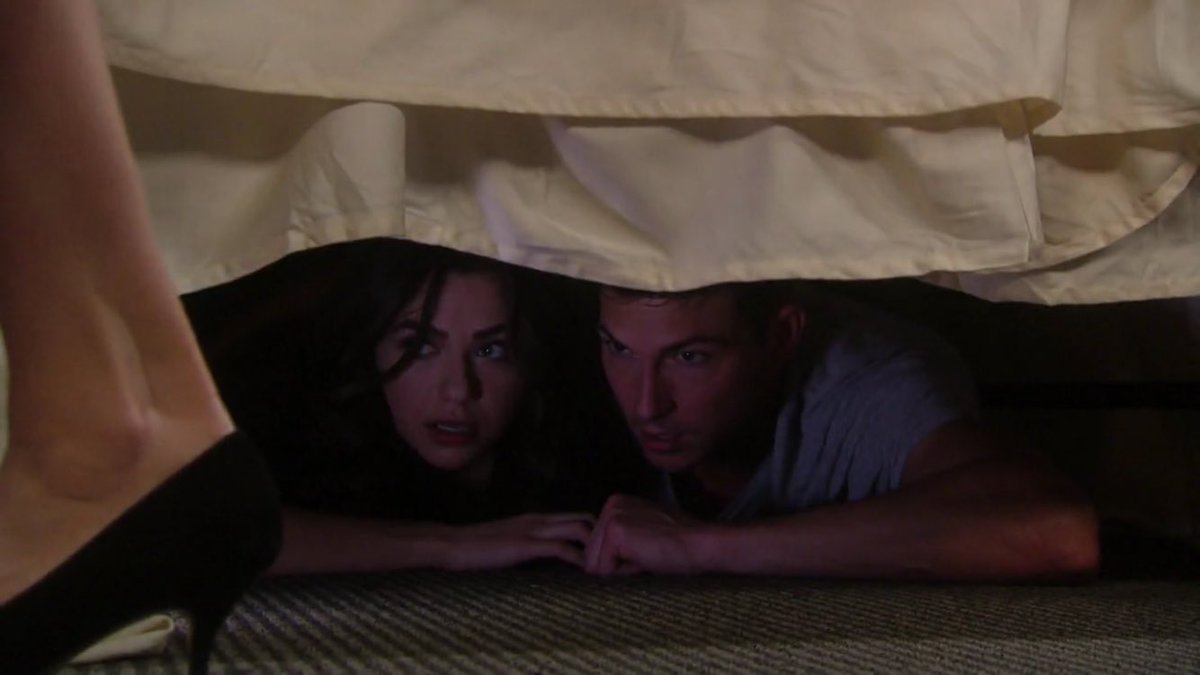 TeamRobWilson's tweet photo. Ours Boos on a stakeout under “Kricole’s” Bed ( Part 2) #Days #CIN #OurBoos #WestonandBradyDetectiveAgentices #TeamRobWilson #TeamRSW https://t.co/Y5G9S2VL5o