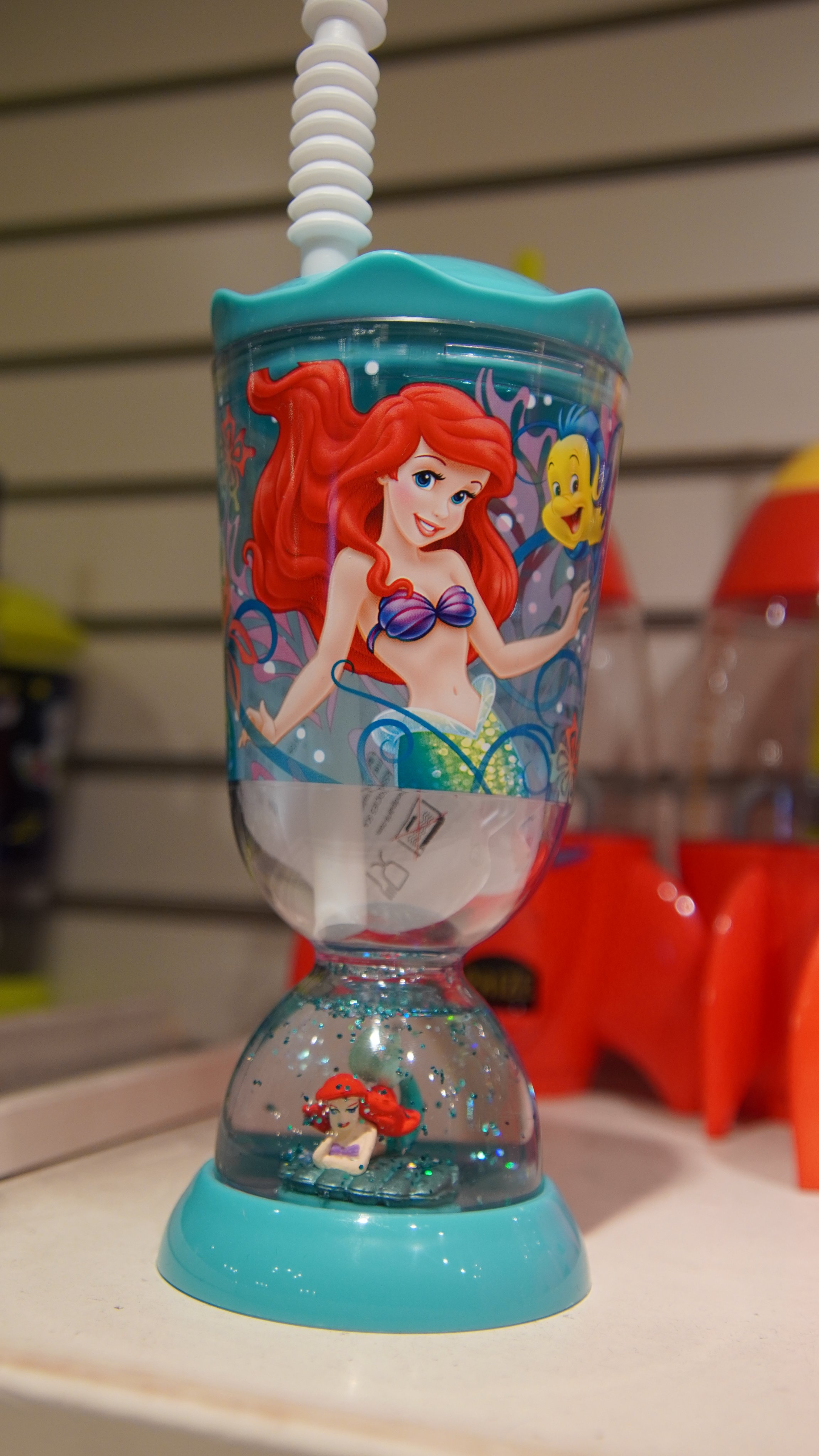 bioreconstruct on X: Tall photo, Little Mermaid cup, with snow globe base.  10 € at Disneyland Paris.  / X