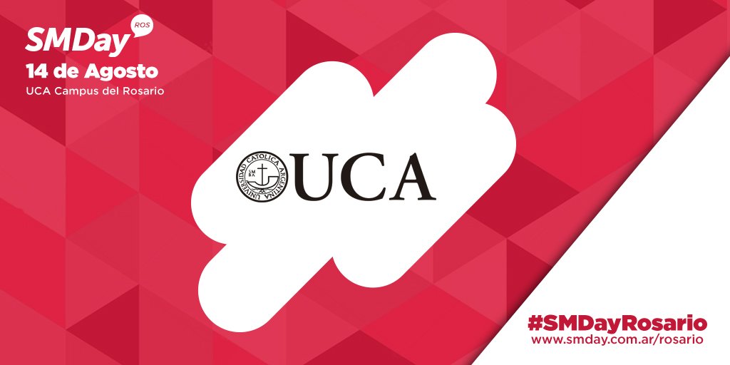 Gracias @UCArosario por apoyar la quinta edición de Social Media Day Rosario smday.com.ar/rosario #SMDayRosario