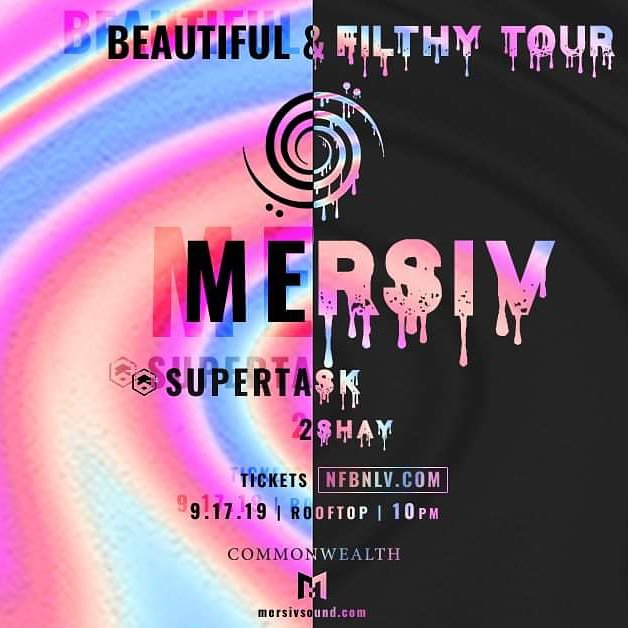 2shayMusic's tweet photo. Yoooo come catch me open up for some seriously amazing artists, @mersivsound and @Supertaskmusic !

Beautiful and Filthy Tour vibes to the rooftop for another top notch @NFBNLV!

#LasVegas #Downtown  #Fremont #NFBN #Commonwealth #Mersive #Supertask #2shaymusic #2shay https://t.co/17QV3aoTT7