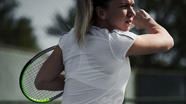 WilsonTennis's tweet photo. Three Grand Slam defeats. 
Wimbledon Champion. 
Roland Garros Champion. 
What does it take to be greater than? 
Having the heart of a champion before you become one. 
#GreaterThan #WilsonBladev7 @Simona_Halep https://t.co/wmigcOHXuf