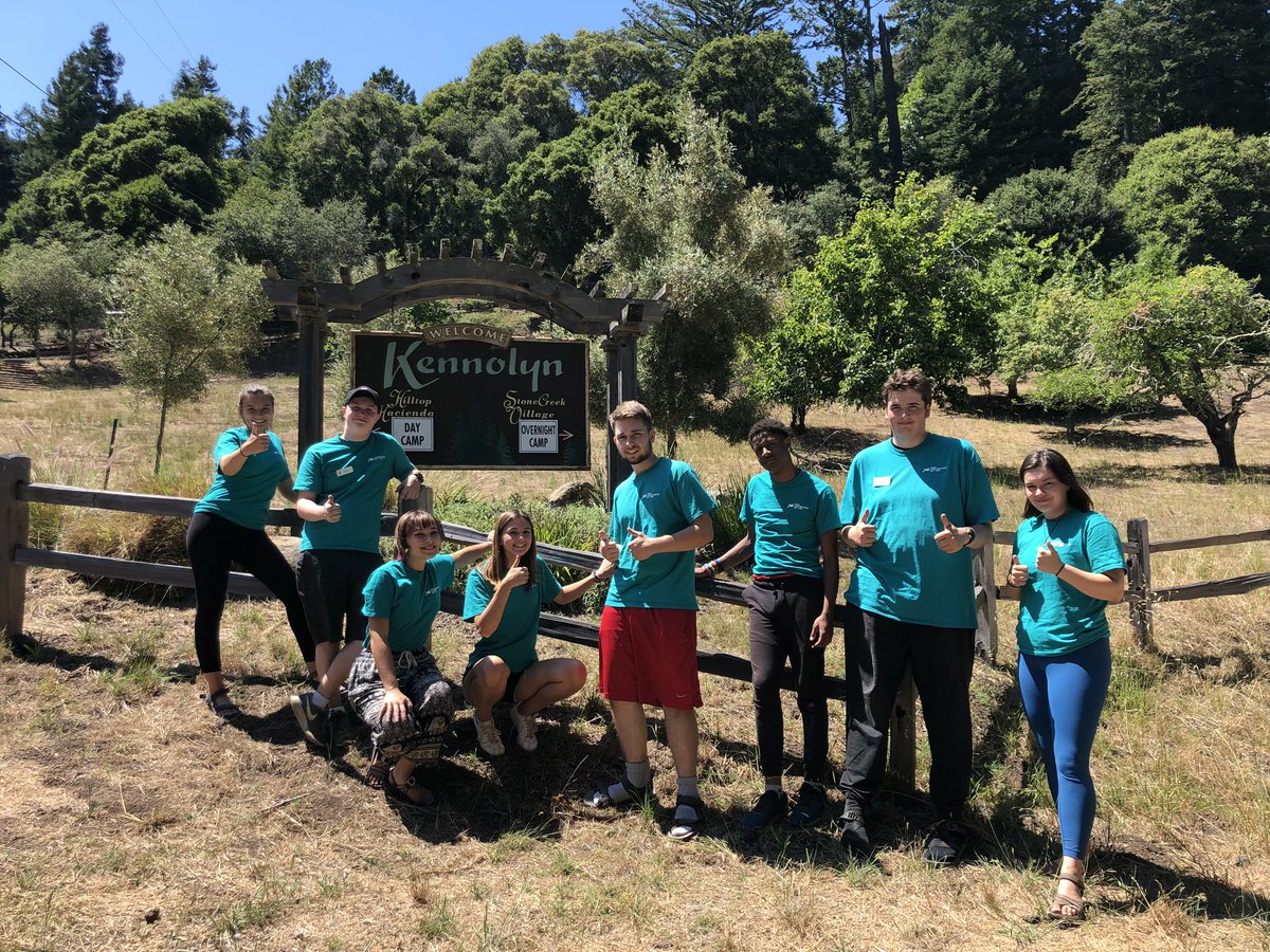 ExpeditionTeen's tweet photo. Checking in at Camp Kennolyn near Santa Cruz. Shout out to Samantha for the tour, inspiring our teens, feeding us lunch, and recommendations for ice cream near the beach! See you next summer? https://t.co/F8h0vnJJeI