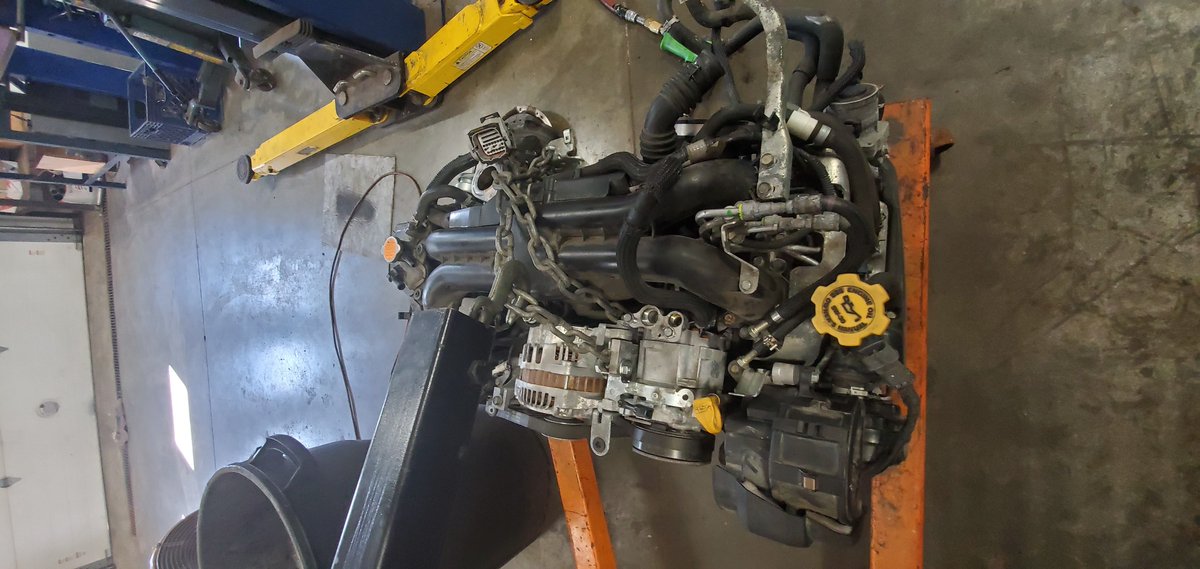 carzrus's tweet photo. We had a 2014 Subaru Impreza WRX come to the shop with an internal Engine knock. Now Ray is working on replacing the engine so by the time it leaves the shop it'll be running great! https://t.co/G9PHsxrn2V