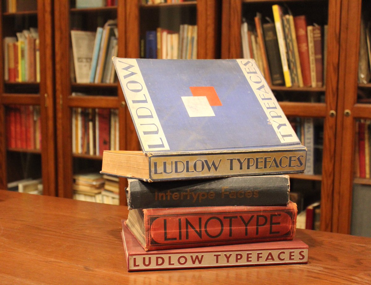 PrintMuseumCA's tweet photo. Vintage typeface books for various typecasting machines.
#BookLoversDay
.
These and more for sale at the August 24 Letterpress Wayzgoose & Surplus Sale
#NationalBookLoversDay #Bookstagram #Typography #Typefaces #TypeCasting #Type #Linotype #Ludlow #Intertype https://t.co/ryB6edMCzO