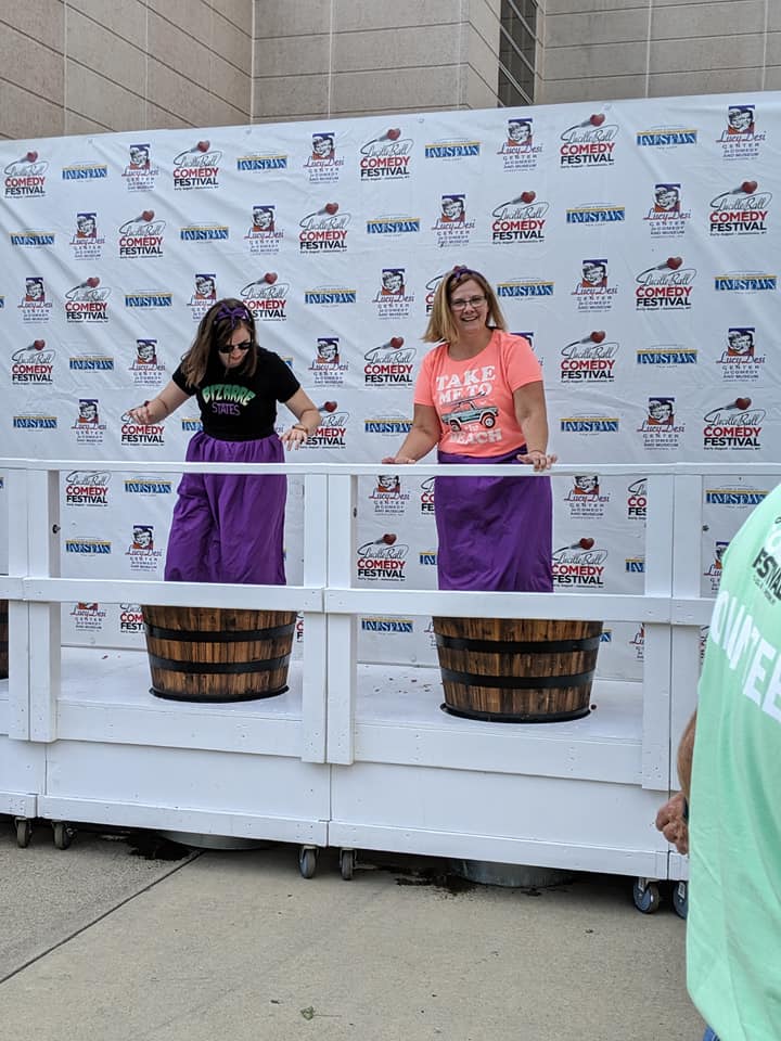 NtlComedyCenter's tweet photo. Our Block Party is underway! Come join the fun before and after @mulaney's two sold-out shows (party continues until 11pm) during the 2019 #LucyComedyFest, presented by the #NationalComedyCenter, in #JamestownNY! #OnlyInJamestown https://t.co/c7UM0i0LnP