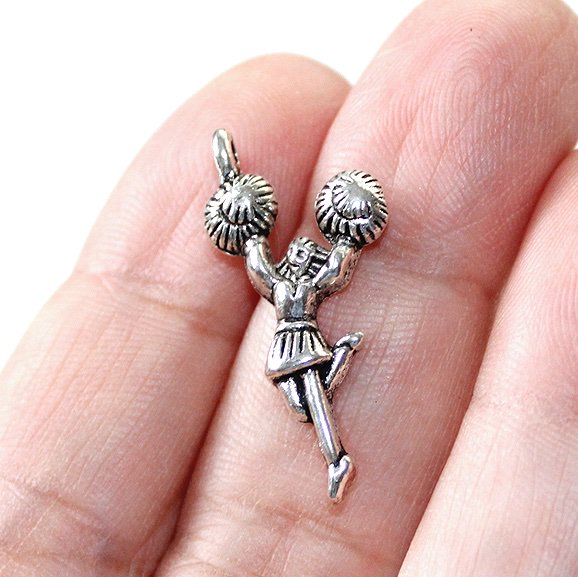 Craftsentials's tweet image. SALE!!! Check out Cheerleader Charms Antique Silver Tone (12 charms in one lot)  ebay.us/BEepSi via @eBay #backtoschool #charm #charms #charmjewelry #charmnecklace #charmbracelet #cheerleader #cheerleadercharm #schoolspirit #teamplayer