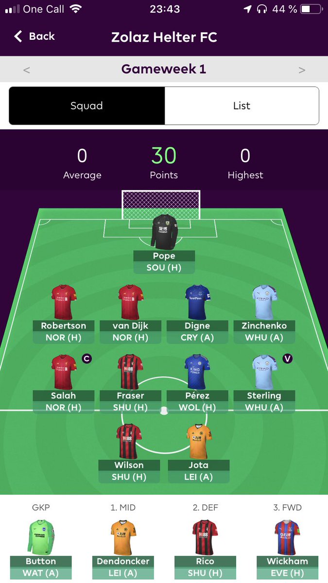 MyFPLJouney's tweet photo. Andre som ikke har fått poengene på LFC spillerne oppdatert? @Fantasyraadet https://t.co/609bsxhrgw