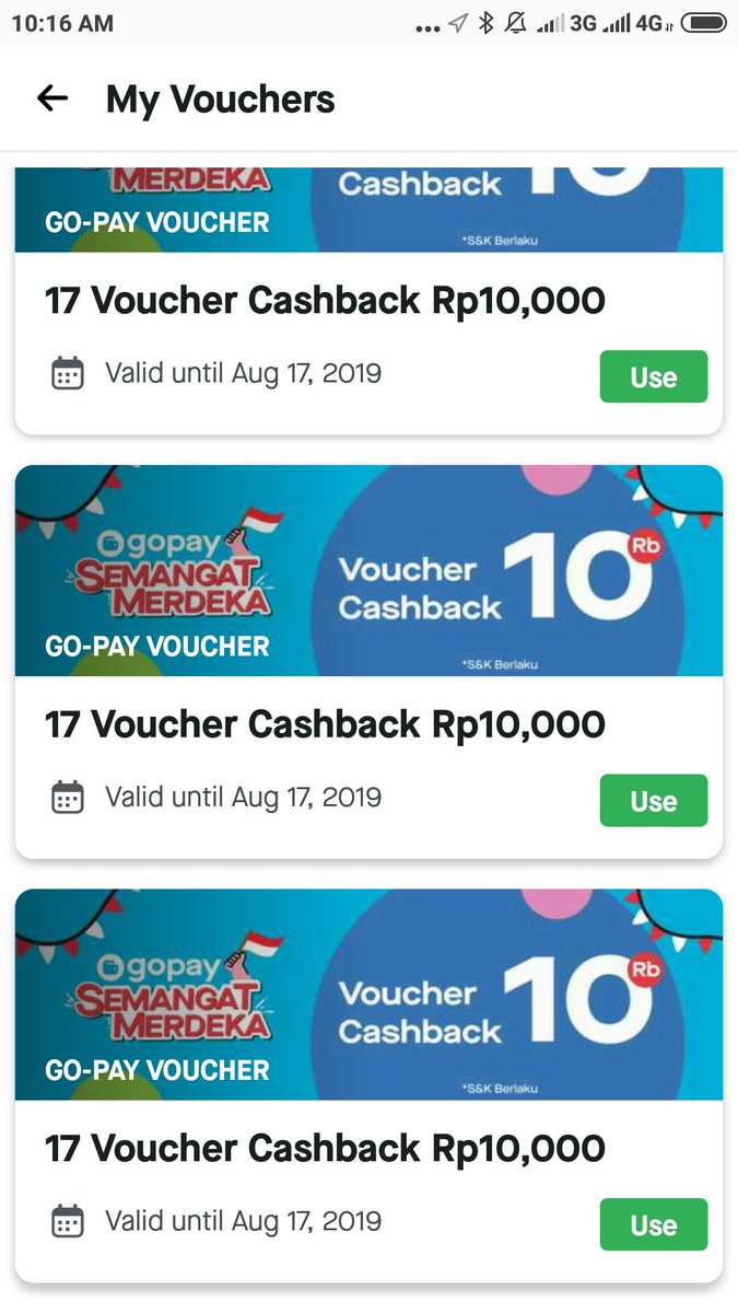 tsamatech's tweet photo. Baru di PHP-in sama GOPAY..
ada yg alaami juga ?
Di kasih voucher tp bs di pakai https://t.co/vJnPGeLYT9