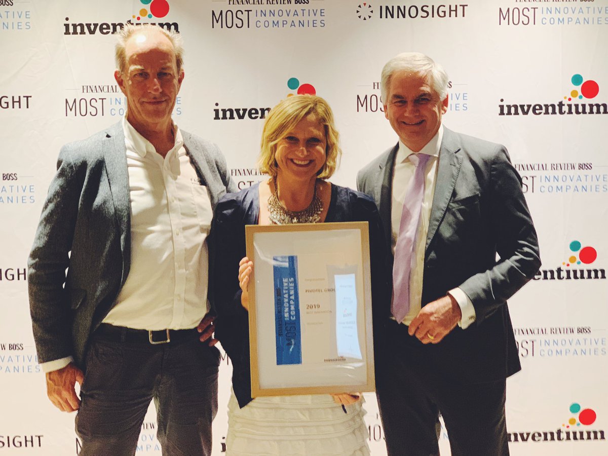 Pivotel's tweet photo. Congratulations to our amazing team for their passion for doing things differently. Our ecoSphere® has scored us a spot on the 2019 Most Innovative Companies List! #innovative19 @inventium @FinancialReview #pivotel https://t.co/thsxxbOZyq