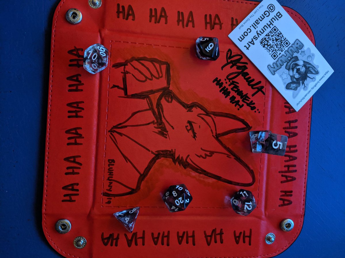 Yudan333's tweet photo. #DenFur2019 #DenFur
@BluHuny did a great job at portraying #Fenneco from #aggretsuko
Let us embody the Hahahaha in our rolls! #ttrpg #dnd
And gdi I LOST THE GAME! https://t.co/IvqxQLjGPP