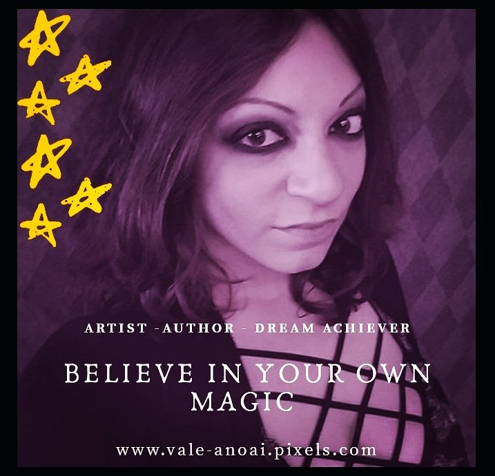 ValeAnoai's tweet photo. Believe in your own magic #inspirationalquotes #Wisdomination #artofvaleanoai #strongwomen #magicwoman #star https://t.co/xlKkKH8gFw
