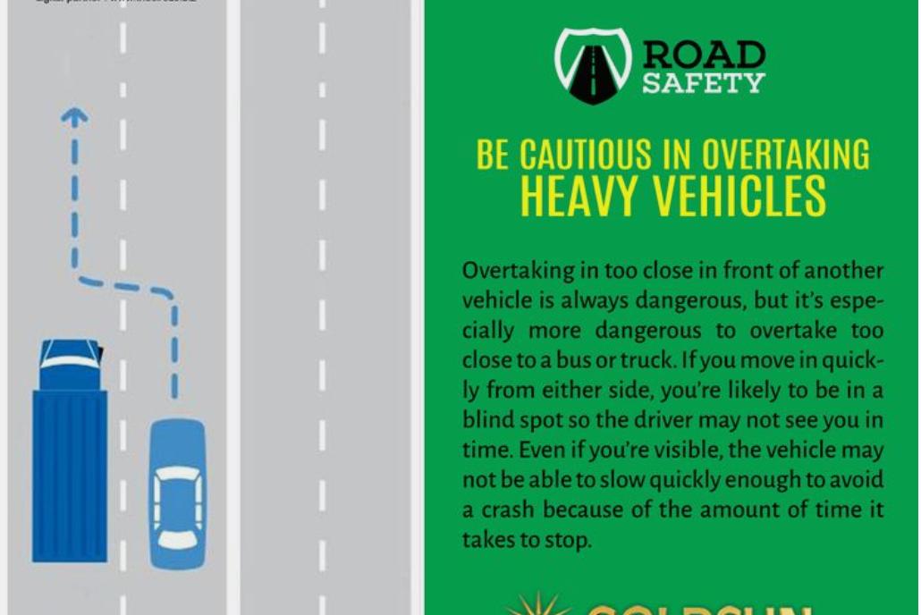 missionroadsafe's tweet photo. #Missionroadsafety Always be more cautious when overtaking heavy vehicles. https://t.co/USQLdyJ5gB