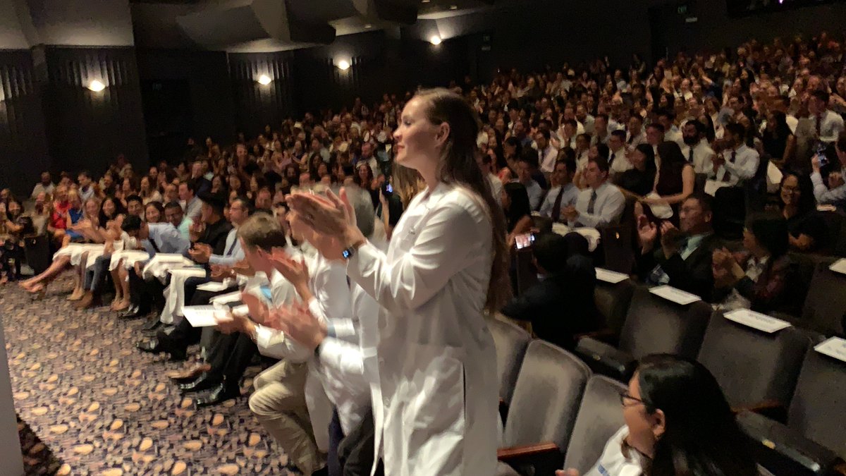 Tonight, <a href="/UCIrvine/">UC Irvine</a>  introduced the medical professionals of the future! Every incoming UC Irvine med school student was presented with their very own #ButterflyiQ.