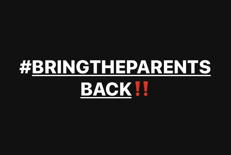 THESAUCENF's tweet photo. #BRINGTHEPARENTSBACK‼️ https://t.co/lY2oq1lQs4