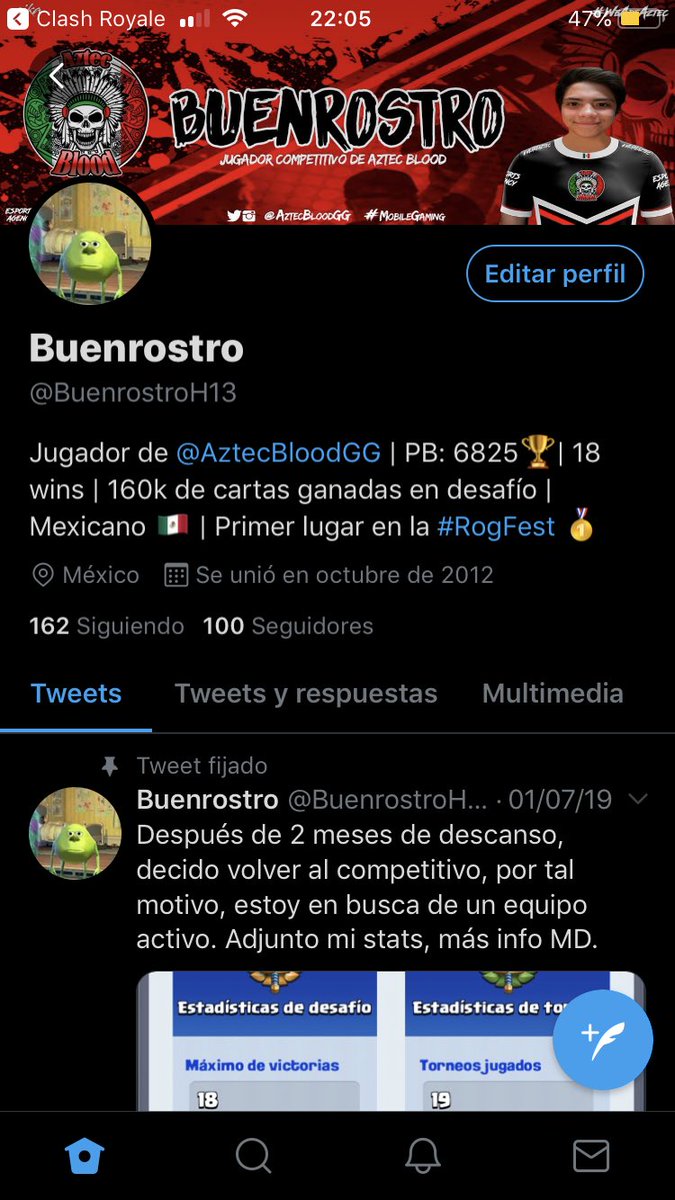 Llegue a los 100 seguidores, voy a sortear un bolillo.
Requisitos: 

-Dar RT
-Seguirme 
-Mencionar a 2 amigos 

Ganadores en una semana 🤠