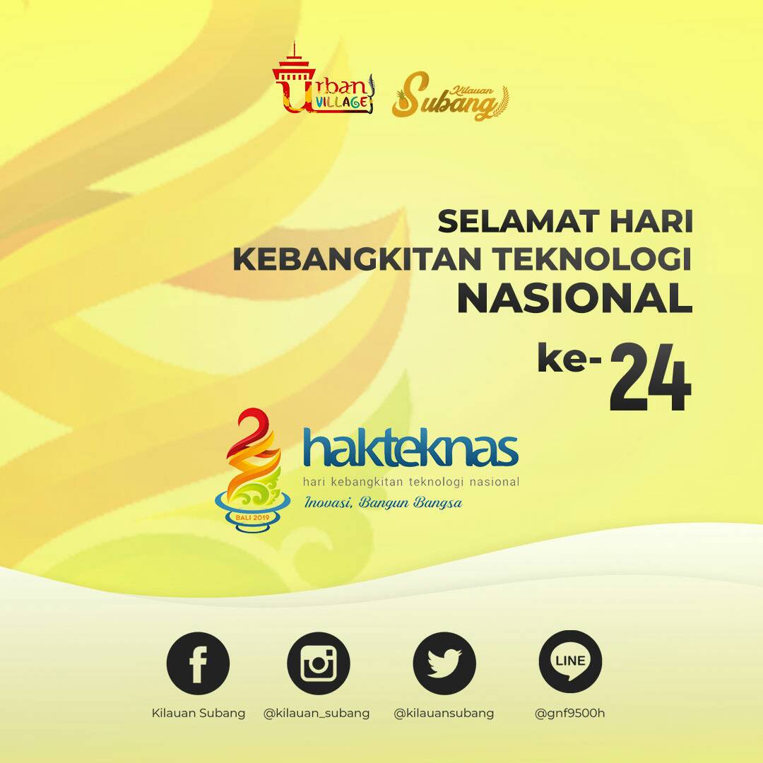 kilauansubang's tweet photo. Sampurasun kilauanizen✨🍍

10 Agustus 1995 lalu, pesawat N-250 Gatotkaca buatan anak bangsa berhasil lepas landang di Bandung loh! Nah, sejak itulah ditetapkannya Hari Kebangkitan Teknologi Nasional.

Kami mengucapkan "Selamat Memperingati Hari Kebangkitan Teknologi Nasional". https://t.co/cNc8ZW2A7I